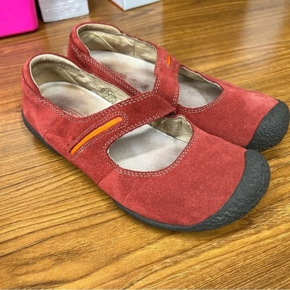 Keen Red Mary Jane Shoes Size 6 - Picture 7 of 10